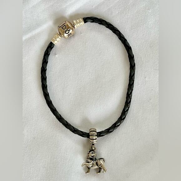 Pandora leather bracelet with Chinese Tiger Dangle Charm 791102 - Picture 6 of 15